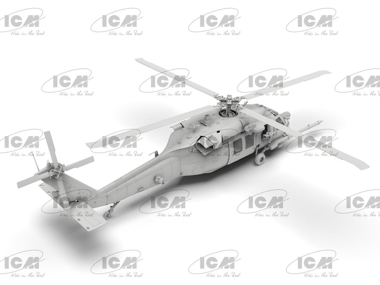 1/48 ICM MH-60L Black Hawk US Special Forces Helicopter Plastic