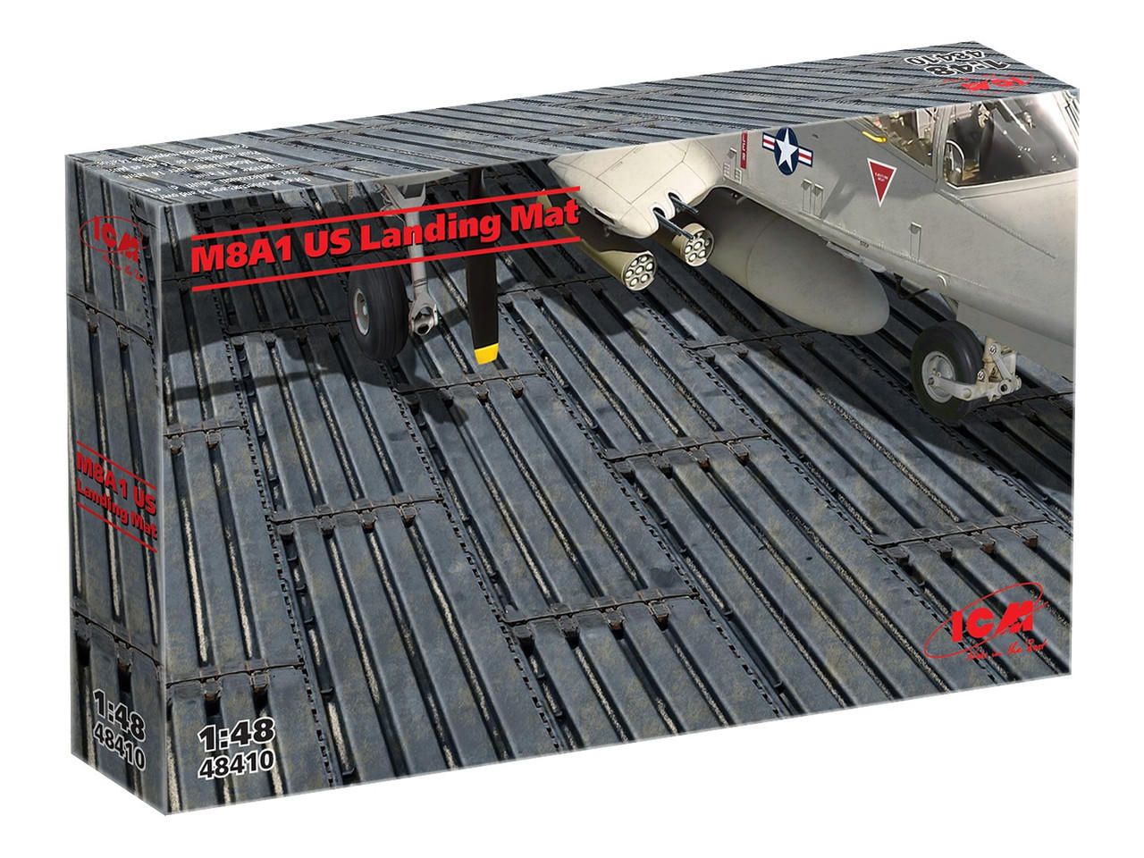 1/48 ICM M8A1 US Landing Mat (153x245 mm) Plastic Model Kit
