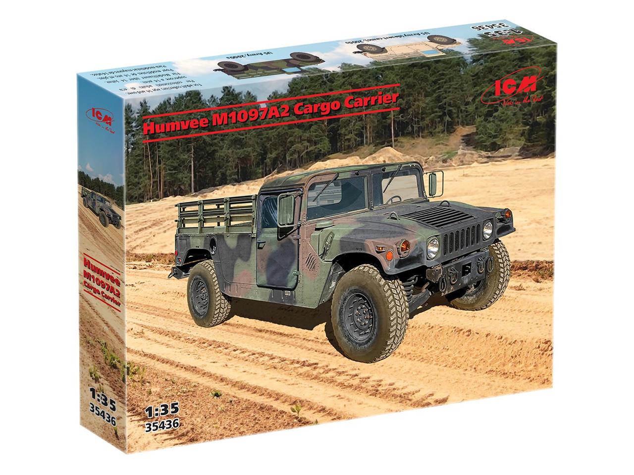その他 M1097 A2 Cargo Carrier 1/35 ICM Humvee M1097A2 Cargo Carrier Plastic Model Kit