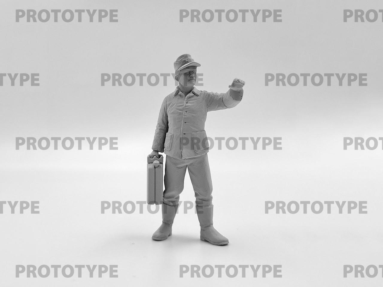 Maquette 1/35 ADV-AZIMUT – Cuisine De Campagne Kleine Feldkuche Gulaschkanone + Figurine, Résine