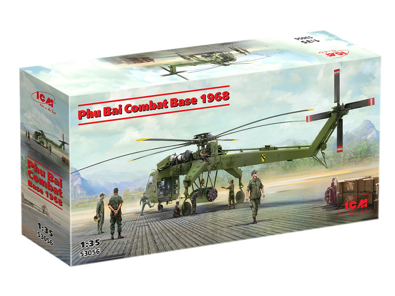 1/35 ICM Phu Bai Combat Base 1968 - Tarhe, Airfield Base & Figures