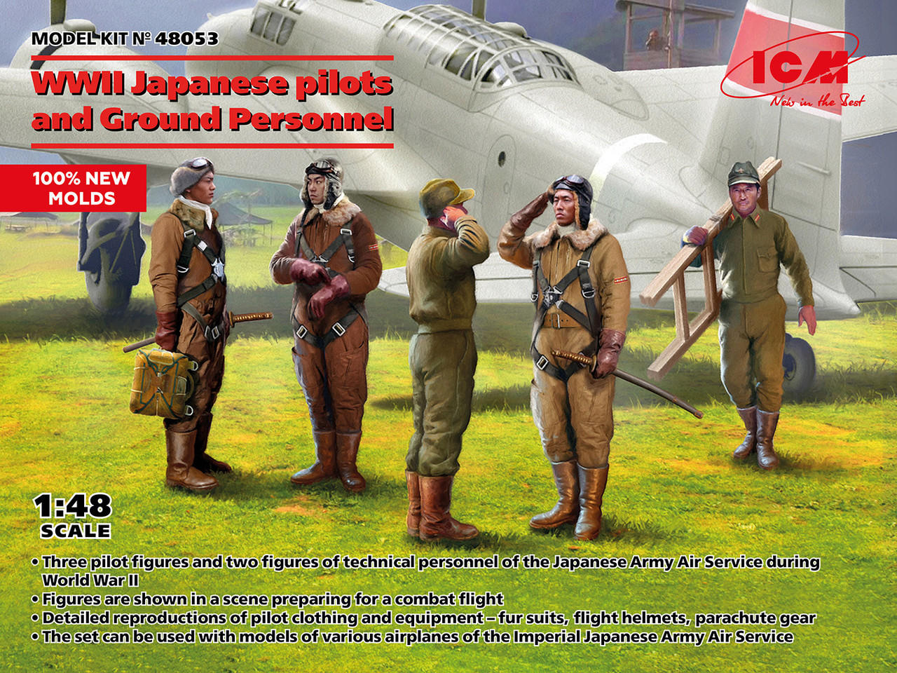 1/48 ICM Japanese pilots and Ground Personnel WWII - Squadron.com