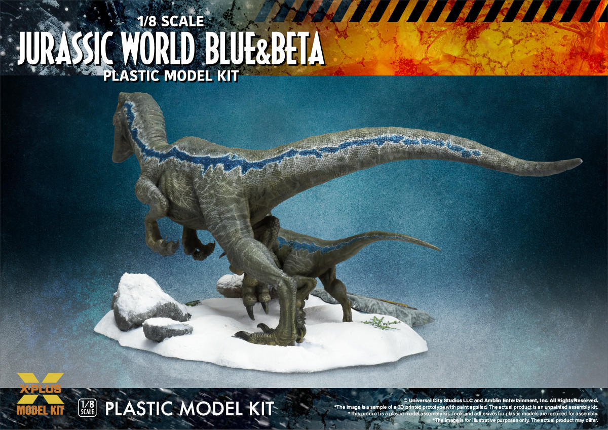 特撮 Blue and Beta - Jurassic World. Minico Statue Blue and Beta - Jurassic World: Dominion - MiniCo