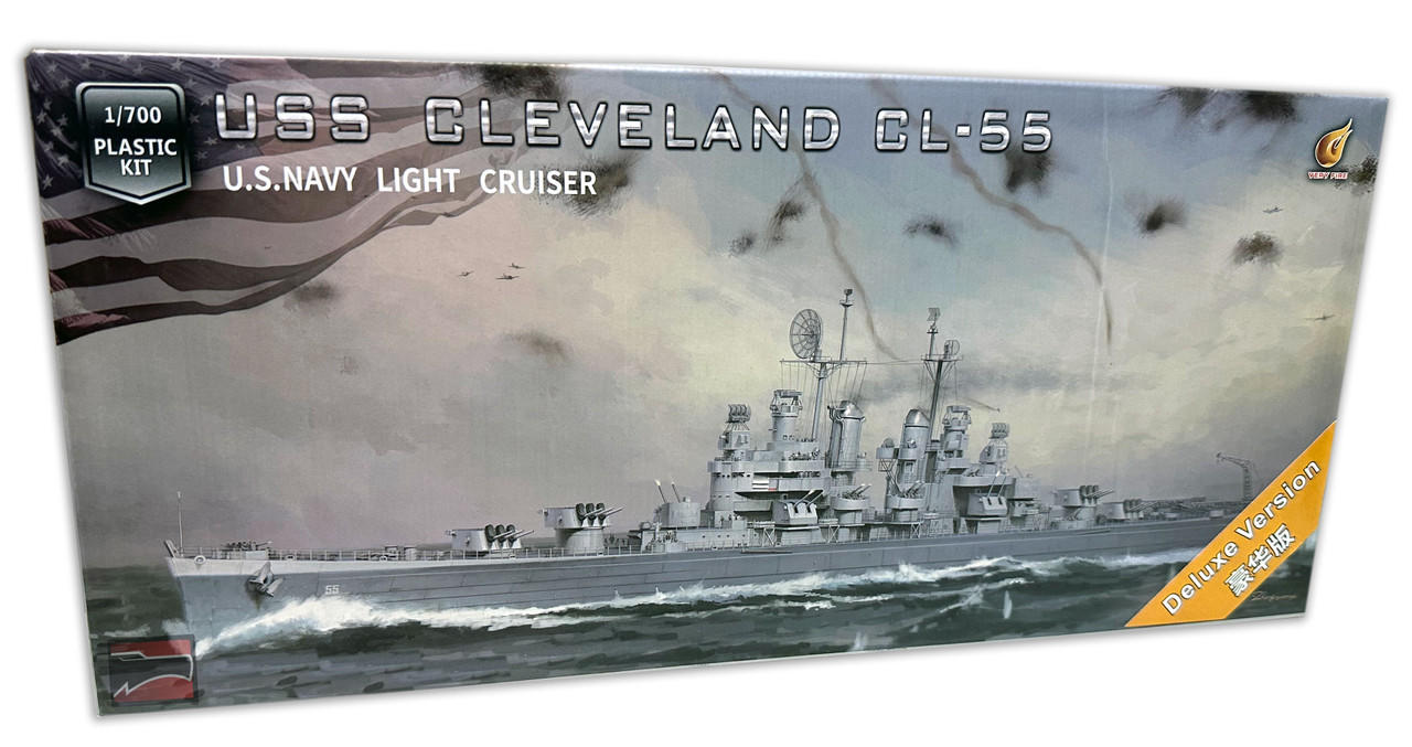 1/700 Very Fire USS Cleveland CL-55 Light Cruiser (Deluxe Version