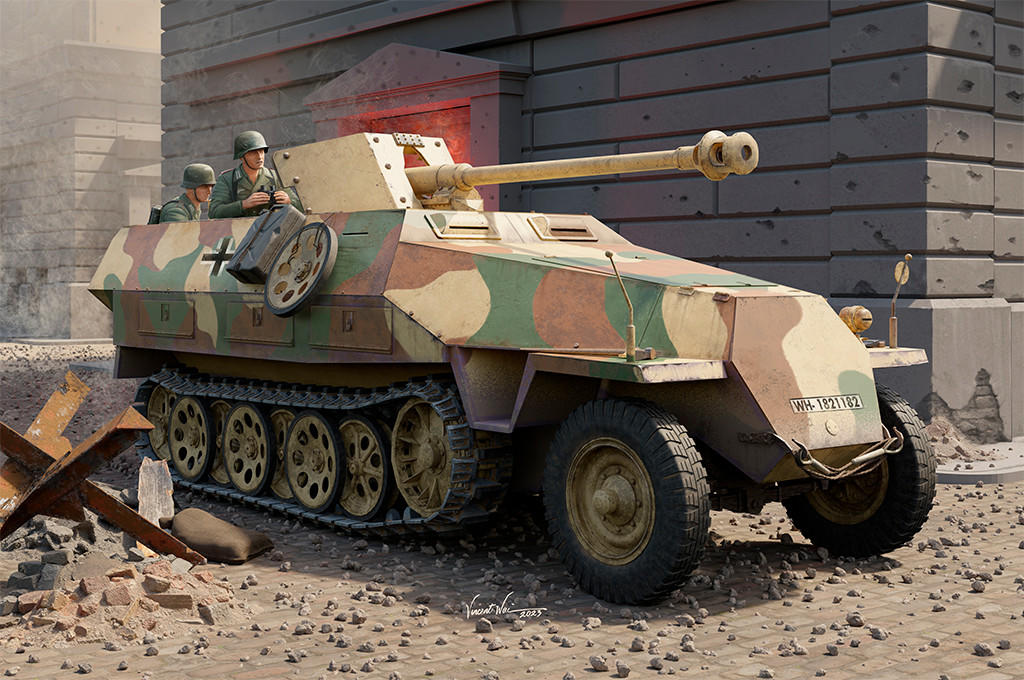 1/16 Trumpeter German Sd.Kfz 251/22D Halftrack - Squadron.com