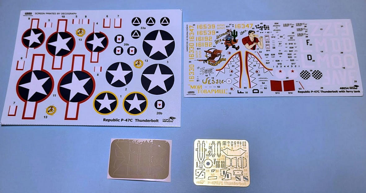 1/48 Dora Wings Republic P-47C Thunderbolt w/Ferry Tank Plastic