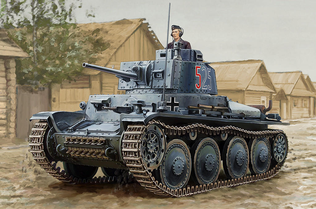 1/16 Hobby Boss Pzkpfw 38(t) Ausf.E/F - Squadron.com