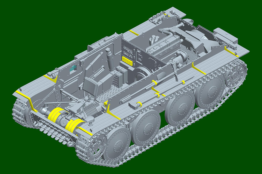 1/16 Hobby Boss Pzkpfw 38(t) Ausf.E/F - Squadron.com