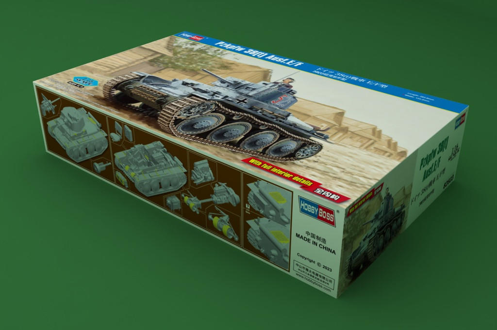 1/16 Hobby Boss Pzkpfw 38(t) Ausf.E/F - Squadron.com