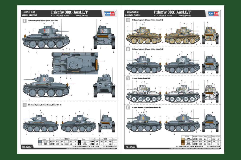 1/16 Hobby Boss Pzkpfw 38(t) Ausf.E/F - Squadron.com