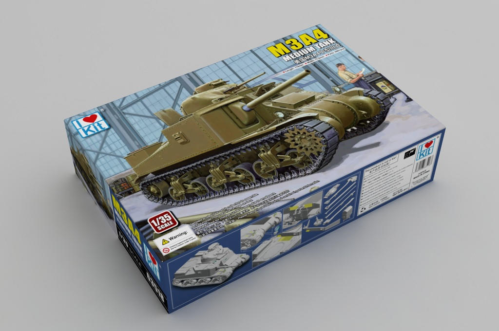 1/35 I Love Kit M3A4 Medium Tank - Squadron.com