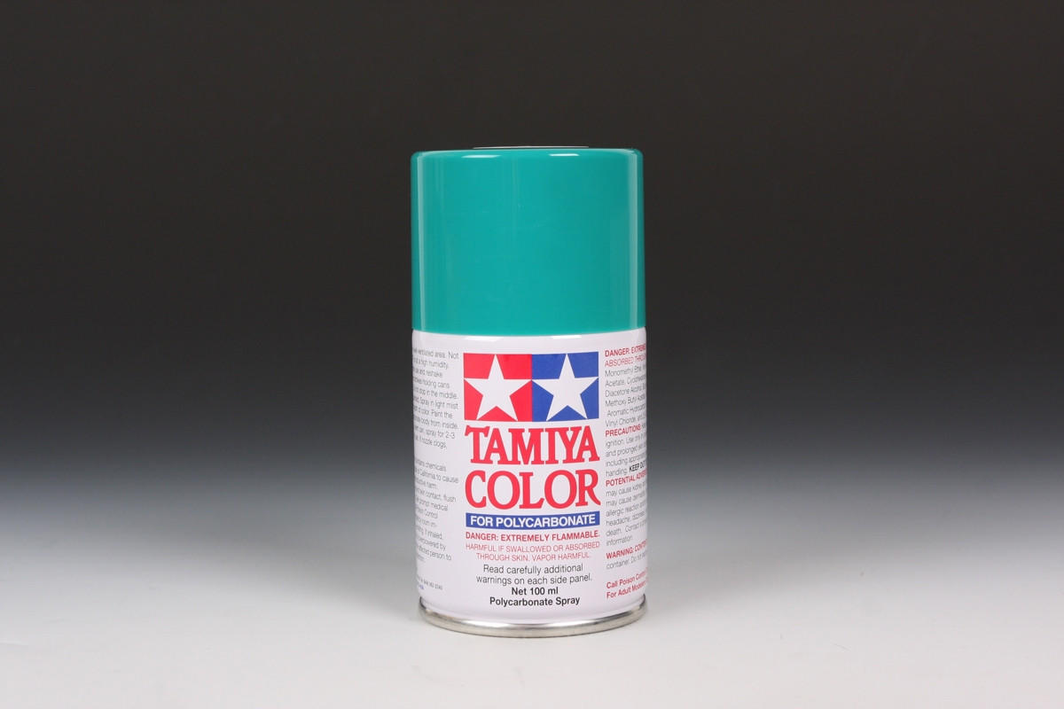 Tamiya Paint - PS-54 Cobalt Green Poly Carbonate Spray - Squadron.com