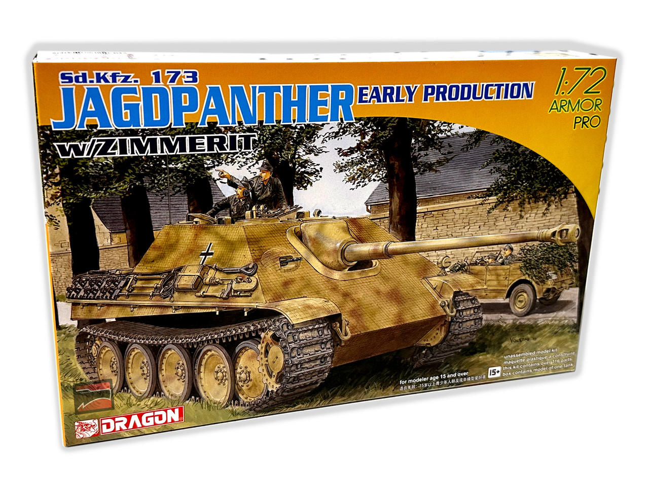 1/72 Dragon JAGDPANTHER EARLY w/ZIMMERIT - Squadron.com