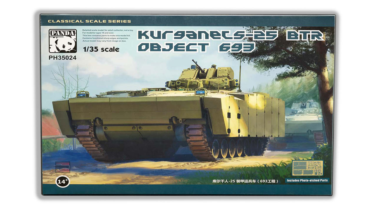 1/35 Panda Hobby BTR Object693 Kurganet-25 Plastic Model Kit
