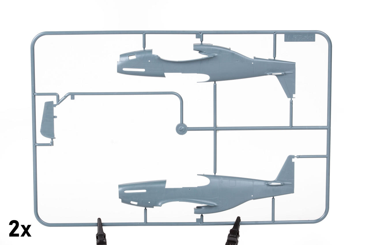 1/48 Eduard P-51B Overlord D-Day Mustangs Combo Plastic Model Kit