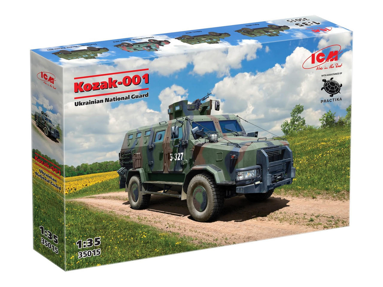 ICM 1/35 コザック-2 国家警備隊 1/35 ICM Kozak-2, Ukrainian National Guard - Squadron.com