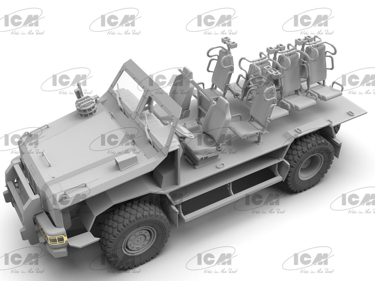 ICM 1/35 コザック-2 国家警備隊 1/35 ICM Kozak-2, Ukrainian National Guard - Squadron.com