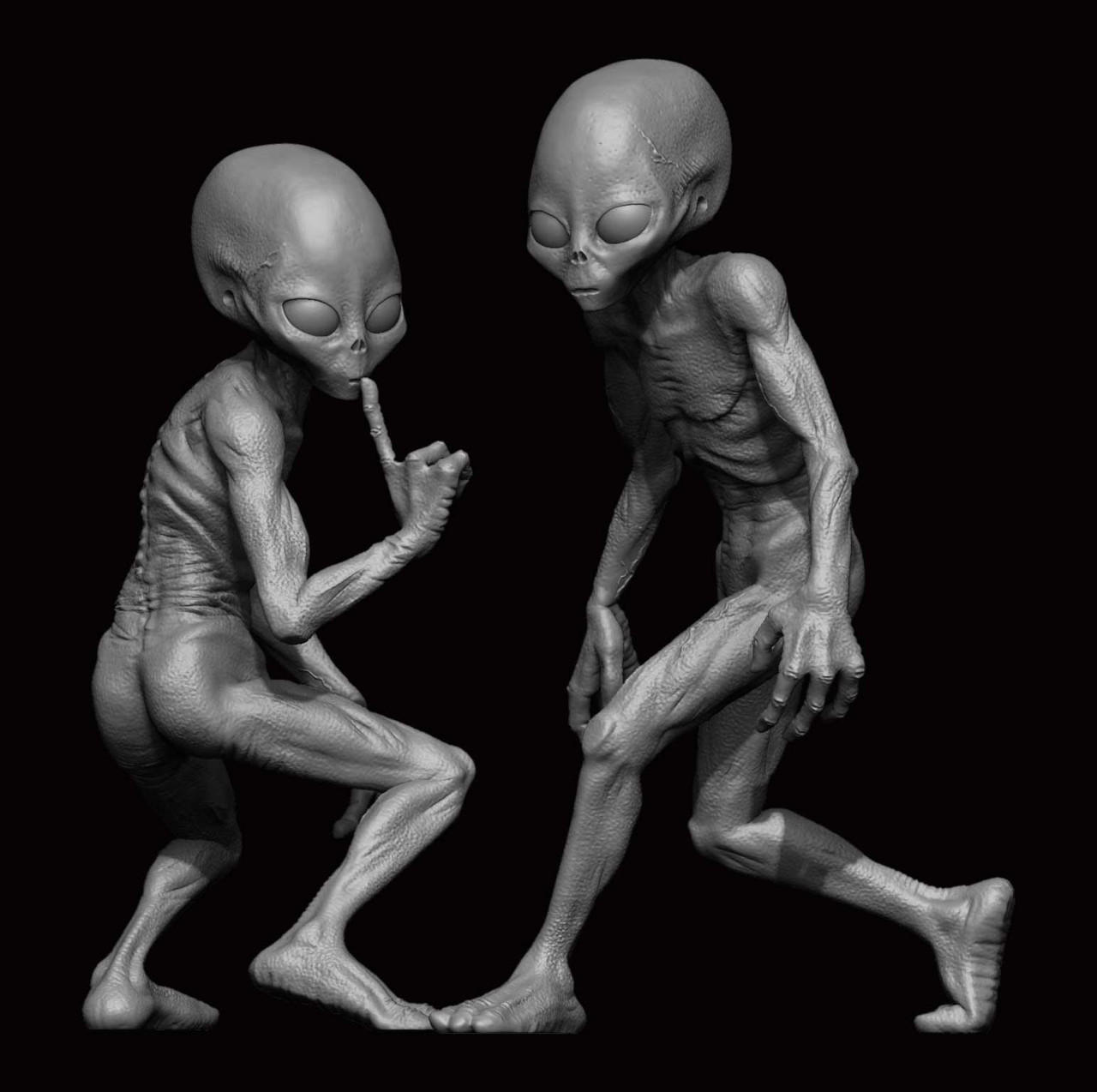 1/24 ION Models - Grey Aliens (3d printed) - Squadron.com