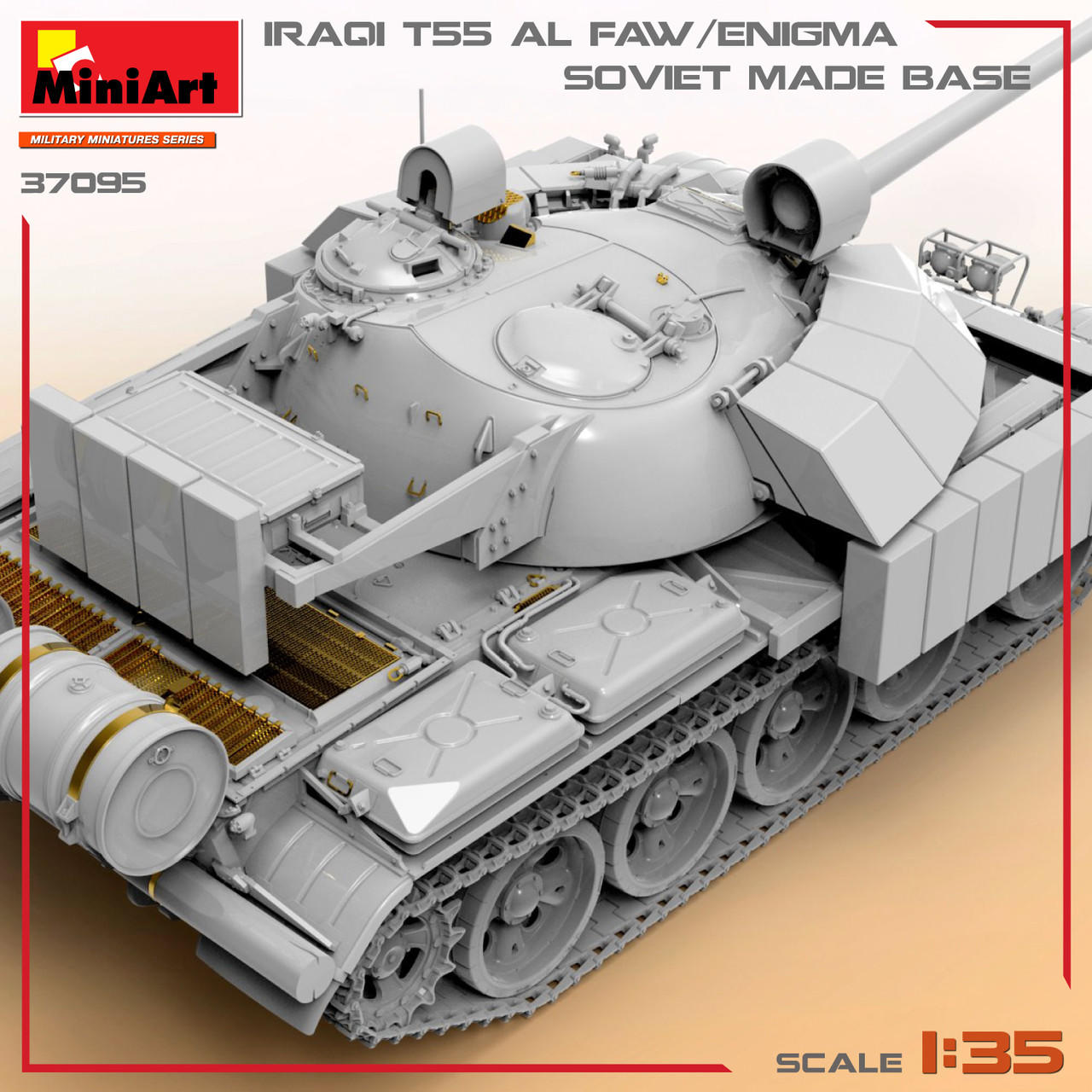 1/35 Miniart 37095 IRAQI T-55 AL FAW/ENIGMA. SOVIET MADE