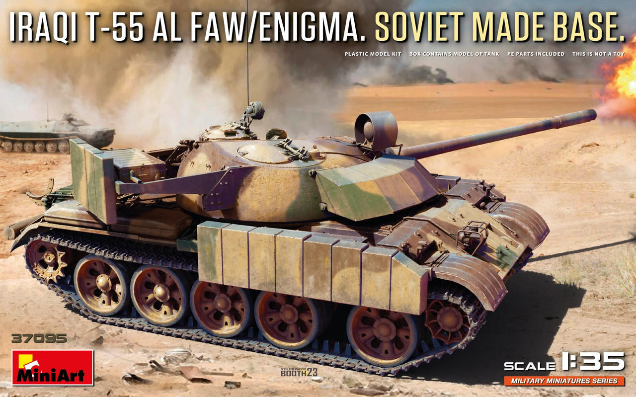 1/35 Miniart 37095 IRAQI T-55 AL FAW/ENIGMA. SOVIET MADE BASE