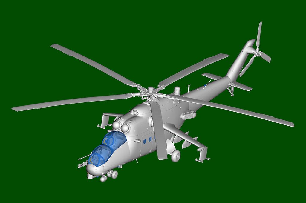 1/48 Trumpeter Mi-24P Hind-F Helicopter Plastic Model Kit