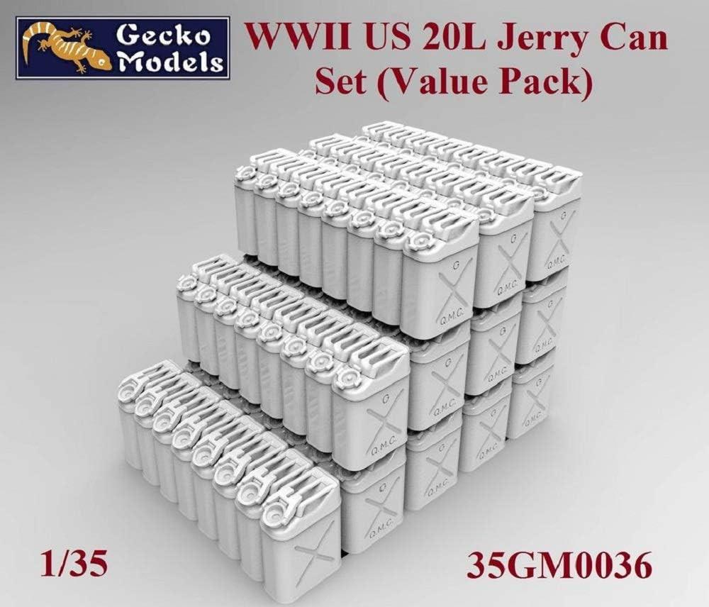 1/35 Gecko Models WWII US 20L Jerry Can Set[Value Pack} - Squadron.com