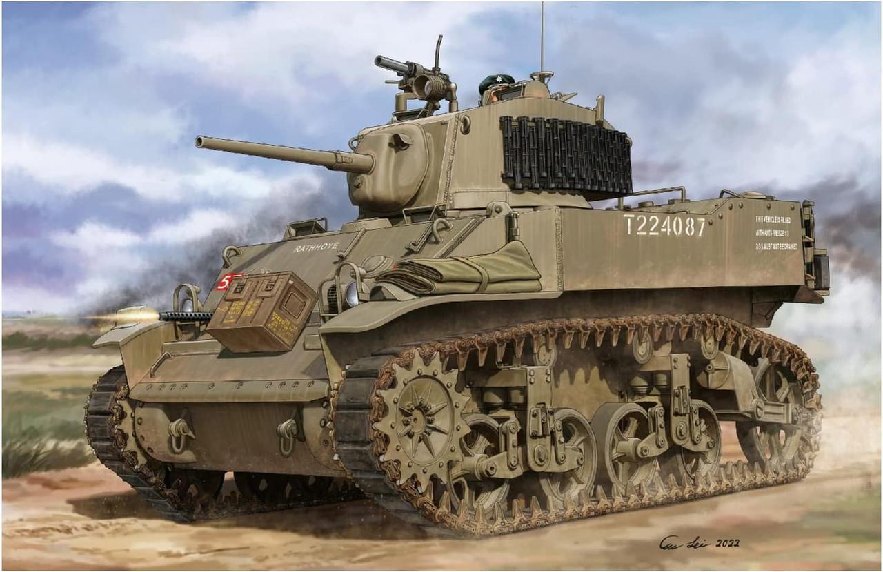 1/16 Classy Hobby British M5A1 Stuart VI Plastic Model Kit