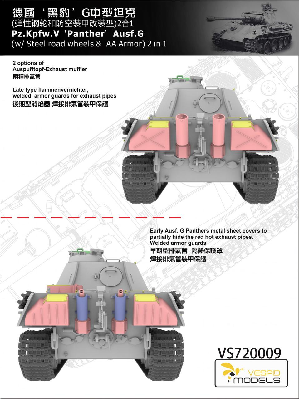 1/72 Vespid Pz.Kpfw.V Panther Ausf.G Model - Squadron.com