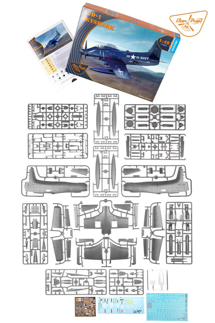 1/48 Clear Prop A2D-1 Skyshark - Squadron.com