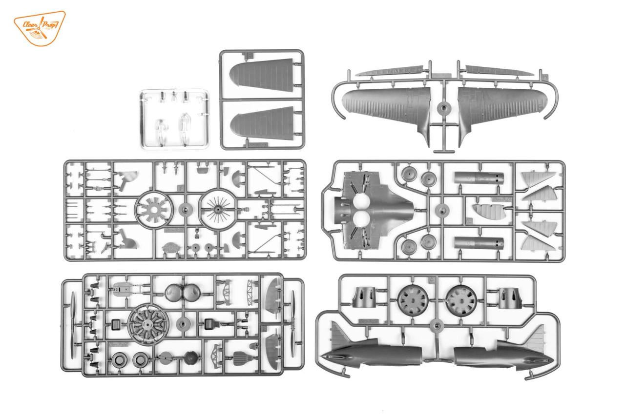 1/48 Clear Prop I-16 type 5 (in the sky of Spain late