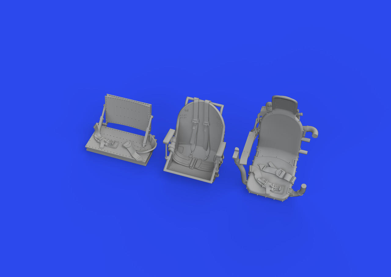 ネ*ピ様 ４号機　兜　29Vr基板ネンピ 1/48 Eduard TBM seats PRINT Brassin - Squadron.com
