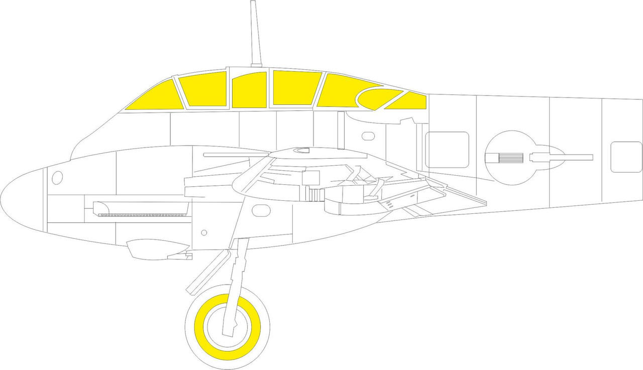 1/72 Eduard Me 410A-1 CX658 Masks - Squadron.com