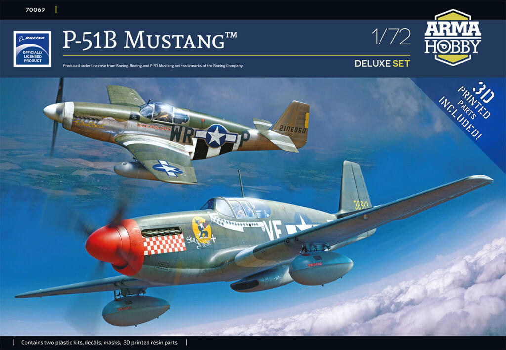 1/72 ARMA Hobby P-51B Mustang (Dual Deluxe Kit) - Squadron.com