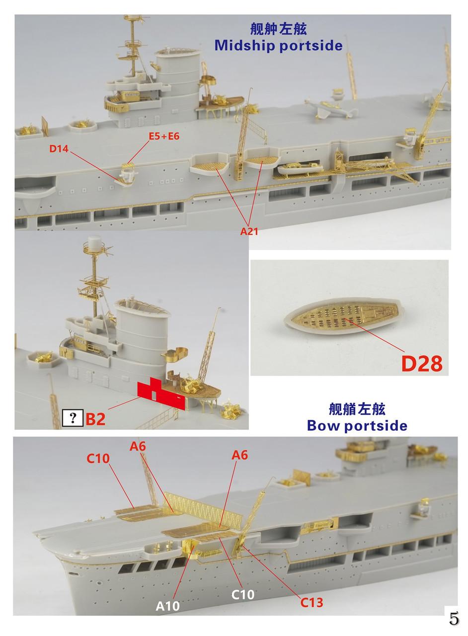 Five Star Models WWII British Royal Navy HMS Ark Royal 1939