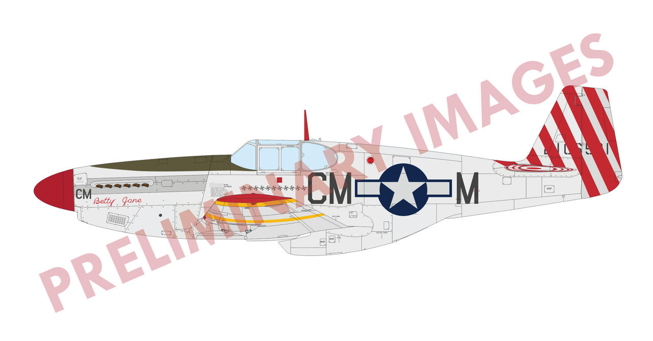 1/48 Eduard P-51B Mustang Birdcage Canopy ProfiPACK Plastic Model