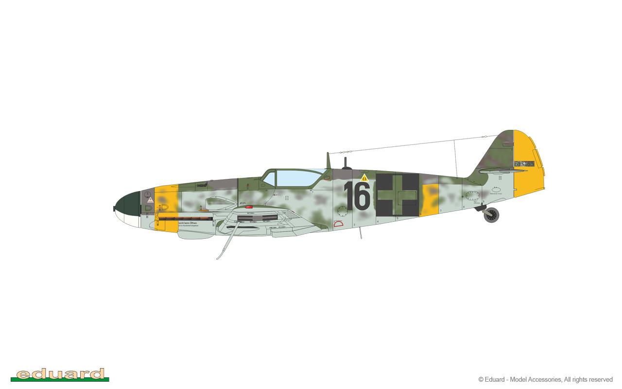 1/72 Eduard Bf 109G-10 & G-14/AS DUAL COMBO ROYAL CLASS