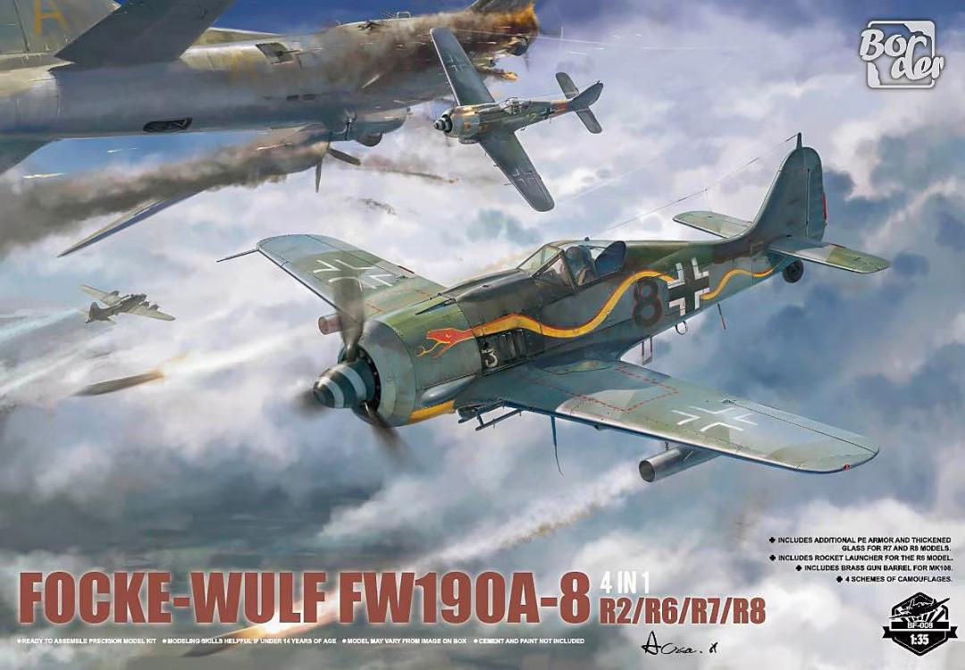 1/35 Border Model Focke-Wulf FW-190A-8 (4in1) Plastic Model