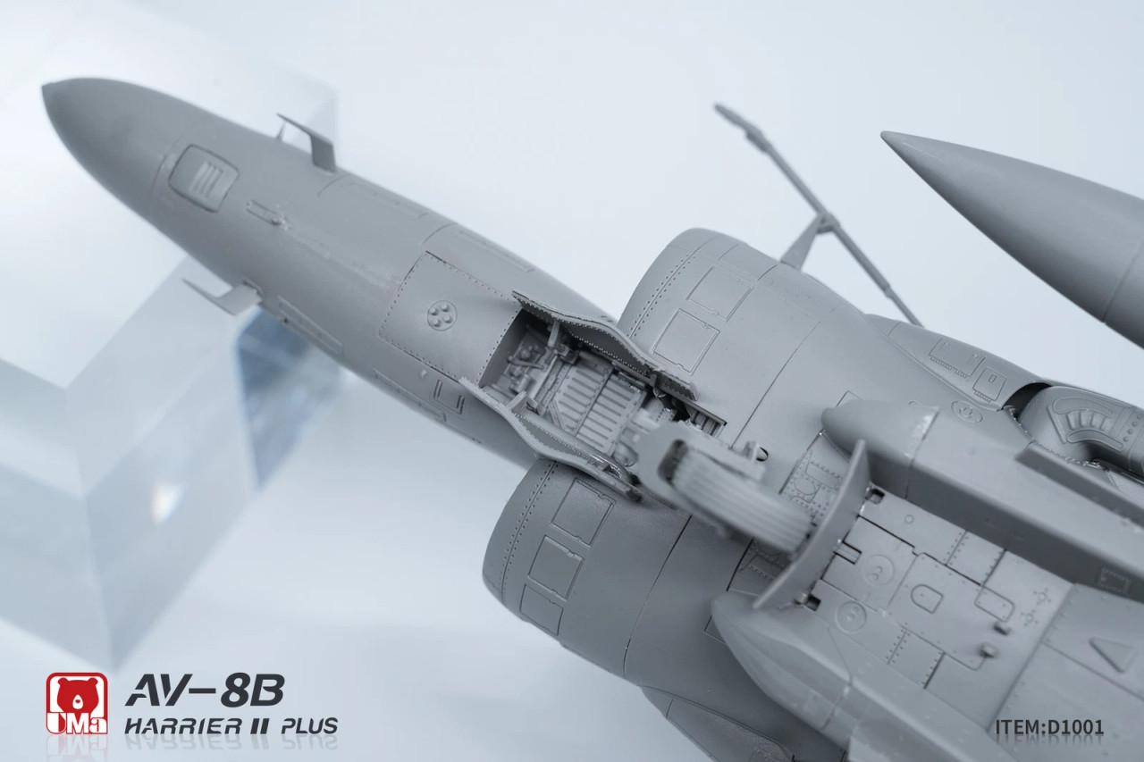 UM aモデル1/48 AV-8B HARRIER II PLUS 1/48 UMa Model AV-8B Harrier II Plus Plastic Model Kit