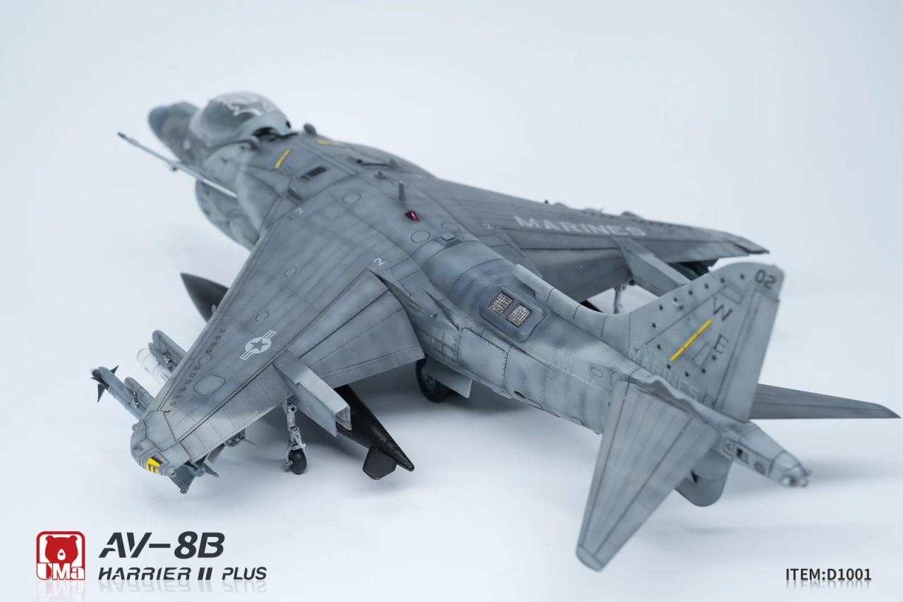 UM aモデル1/48 AV-8B HARRIER II PLUS 1/48 UMa Model AV-8B Harrier II Plus Plastic Model Kit