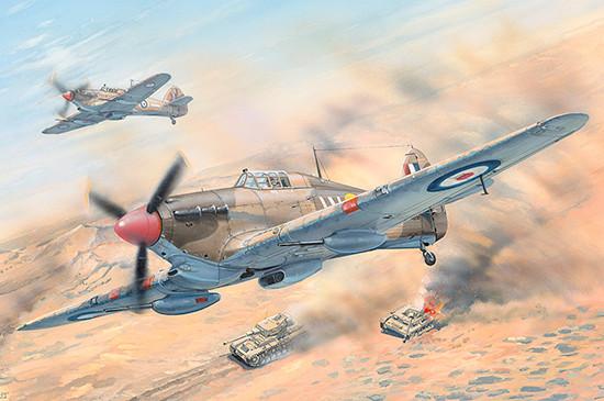 1/48 Hobby Boss Hurricane Mk.IID/TROP Plastic Model Kit - Squadron.com