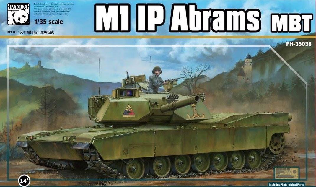 1/35 Panda Hobby M1 IP Abrams Tank Plastic Model Kit - Squadron.com