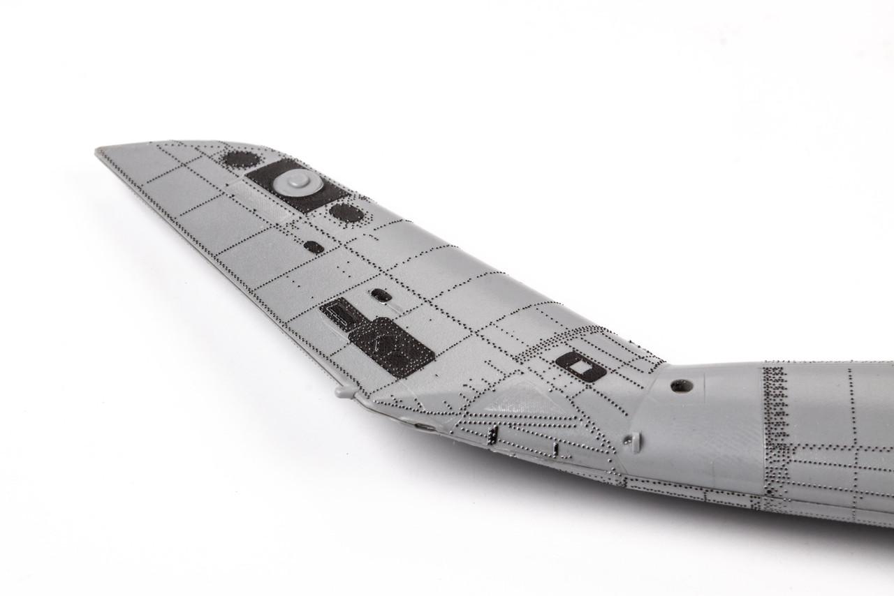 1/48 Eduard Mi-24V positive rivets & surface details for ZVEZDA