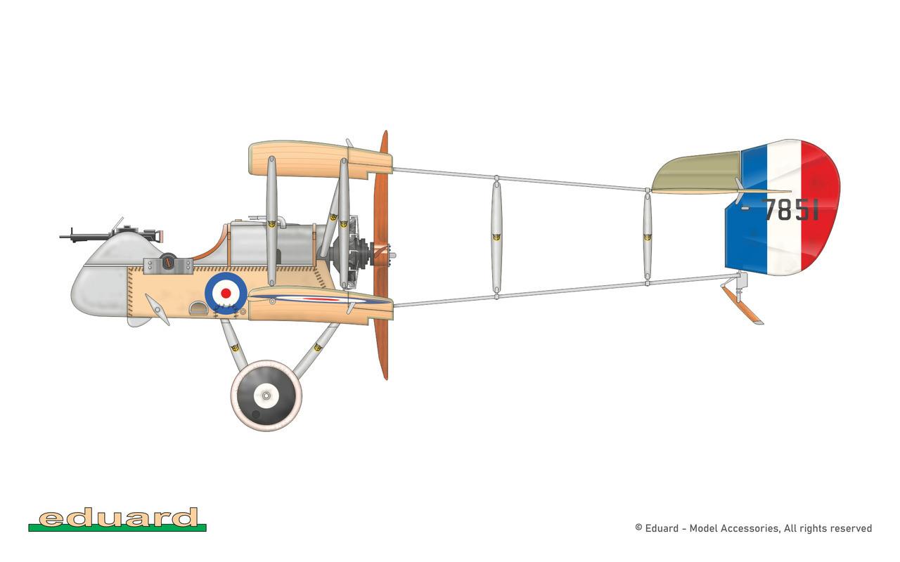 1/48 Eduard DH-2 Biplane Profipack Plastic Model Kit - Squadron.com