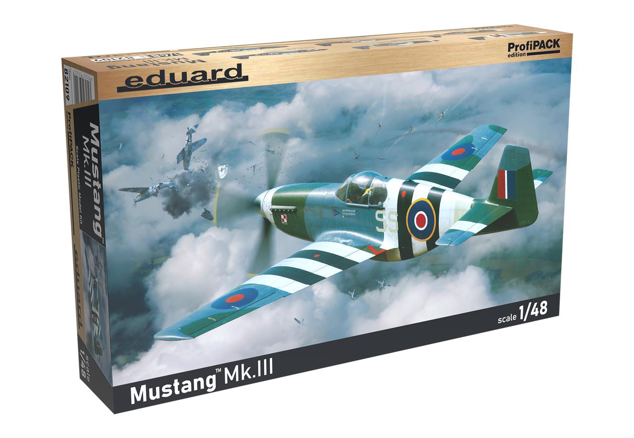 1/48 Eduard P-51 Mustang Mk.III Profipack Plastic Model Kit