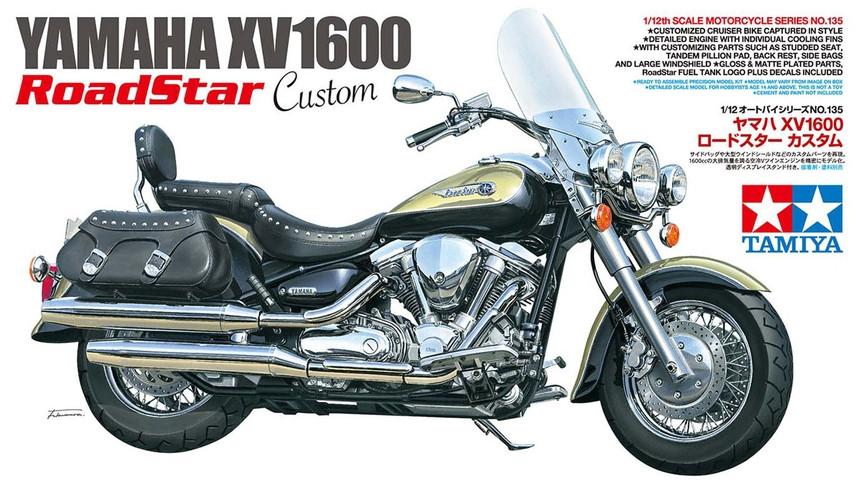 1/12 Tamiya Yamaha XV1600 Road Star Custom Motorcycle - Squadron.com