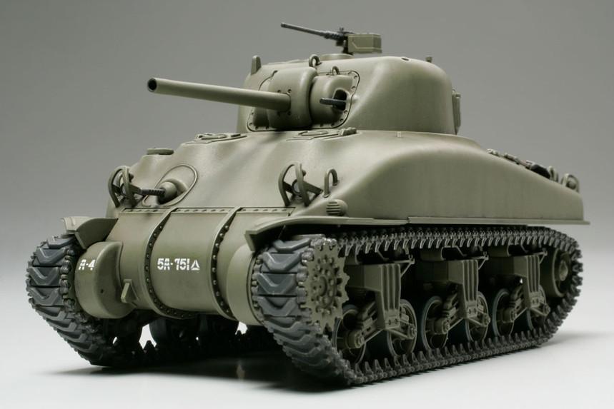 1/48 Tamiya US M4 A1 Sherman Tank - Squadron.com