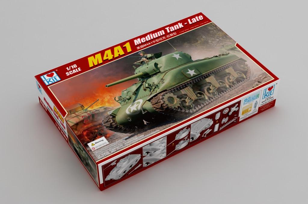 1/16 I Love Kit M4A1 Medium Tank - Late - Squadron.com