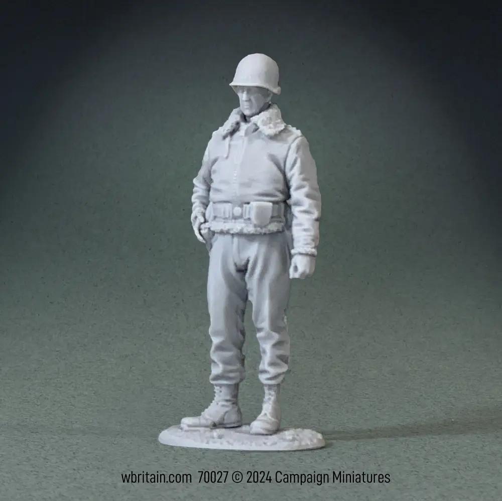General George S. Patton フィギュア U.S. General George S. Patton, Winter, 1944-45--single
