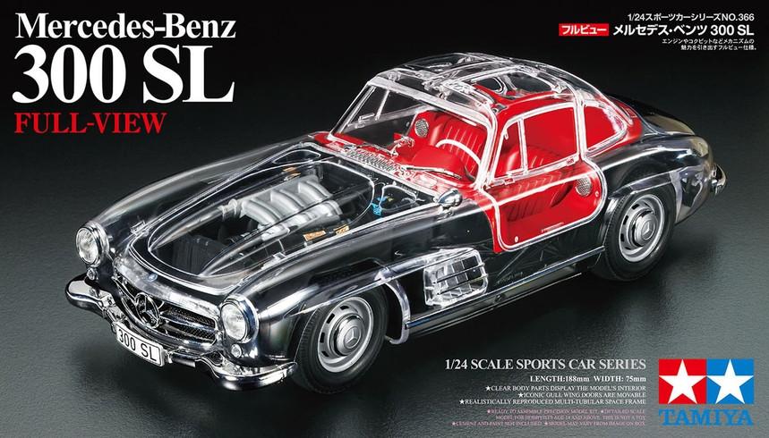 1/24スケール メルセデス・ベンツ 300SL 1/24 Tamiya Full View Mercedes-Benz 300Sl - Squadron.com