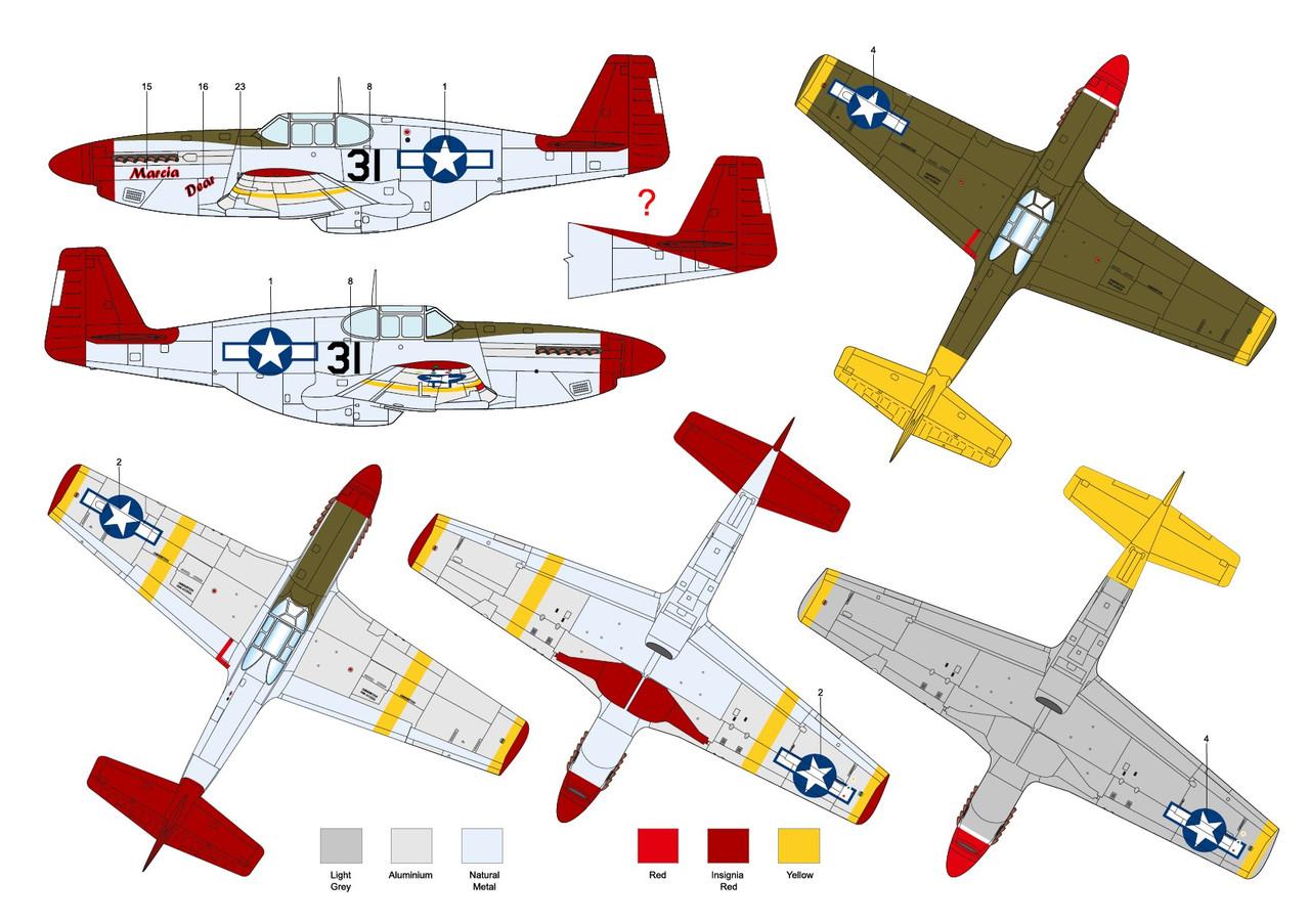 1/72 Art Scale P-51B Mustang part 1 - Europe. The Bastards